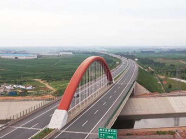 鋼管混凝土拱橋-青蘭高速南水北調(diào)大橋